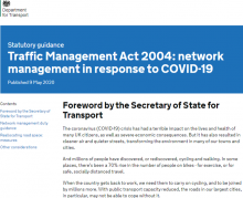 Traffic Management Act 2004: Network Management In Response To COVID-19